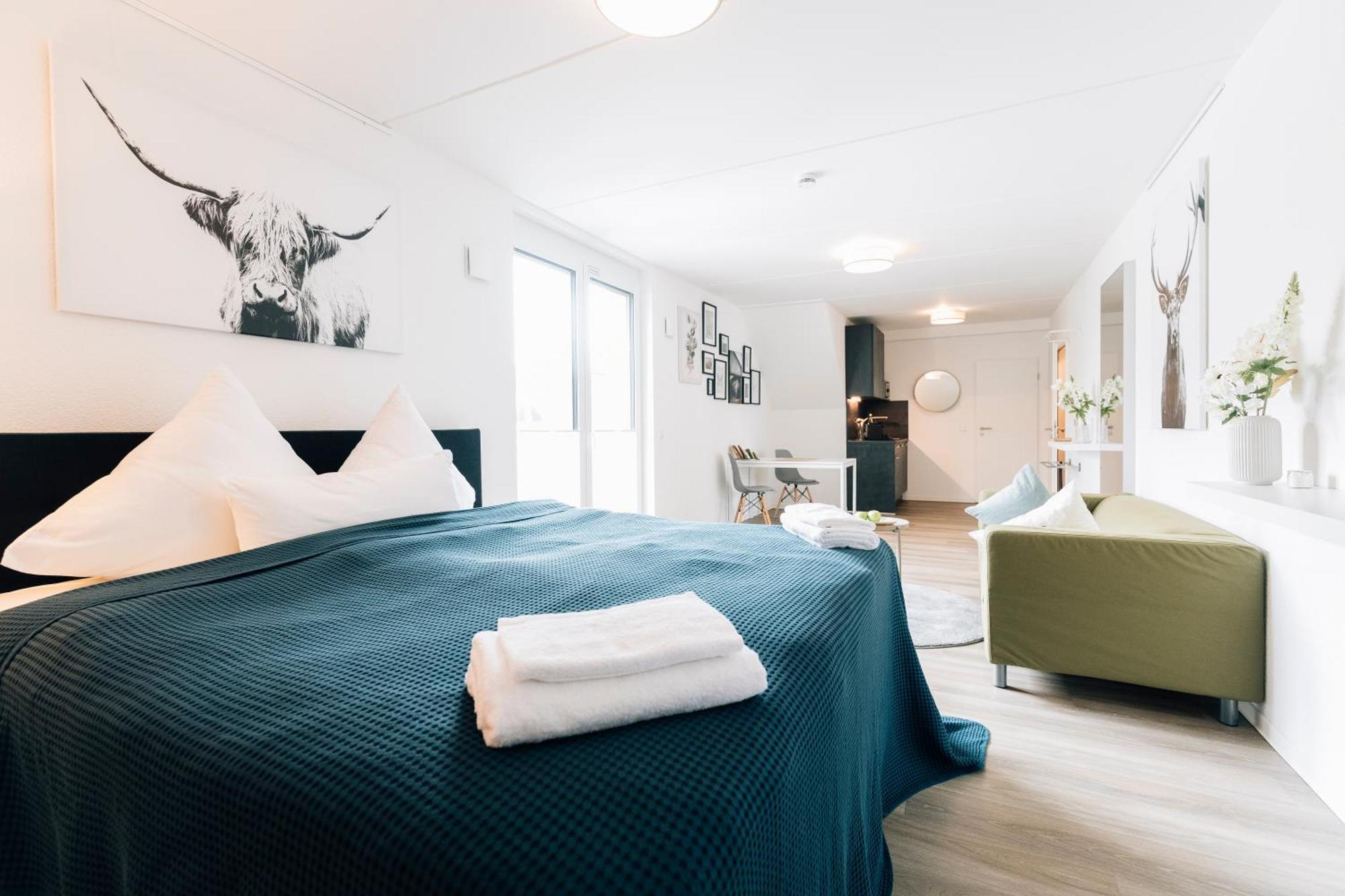 New Living City Appartement Bielefeld Buitenkant foto