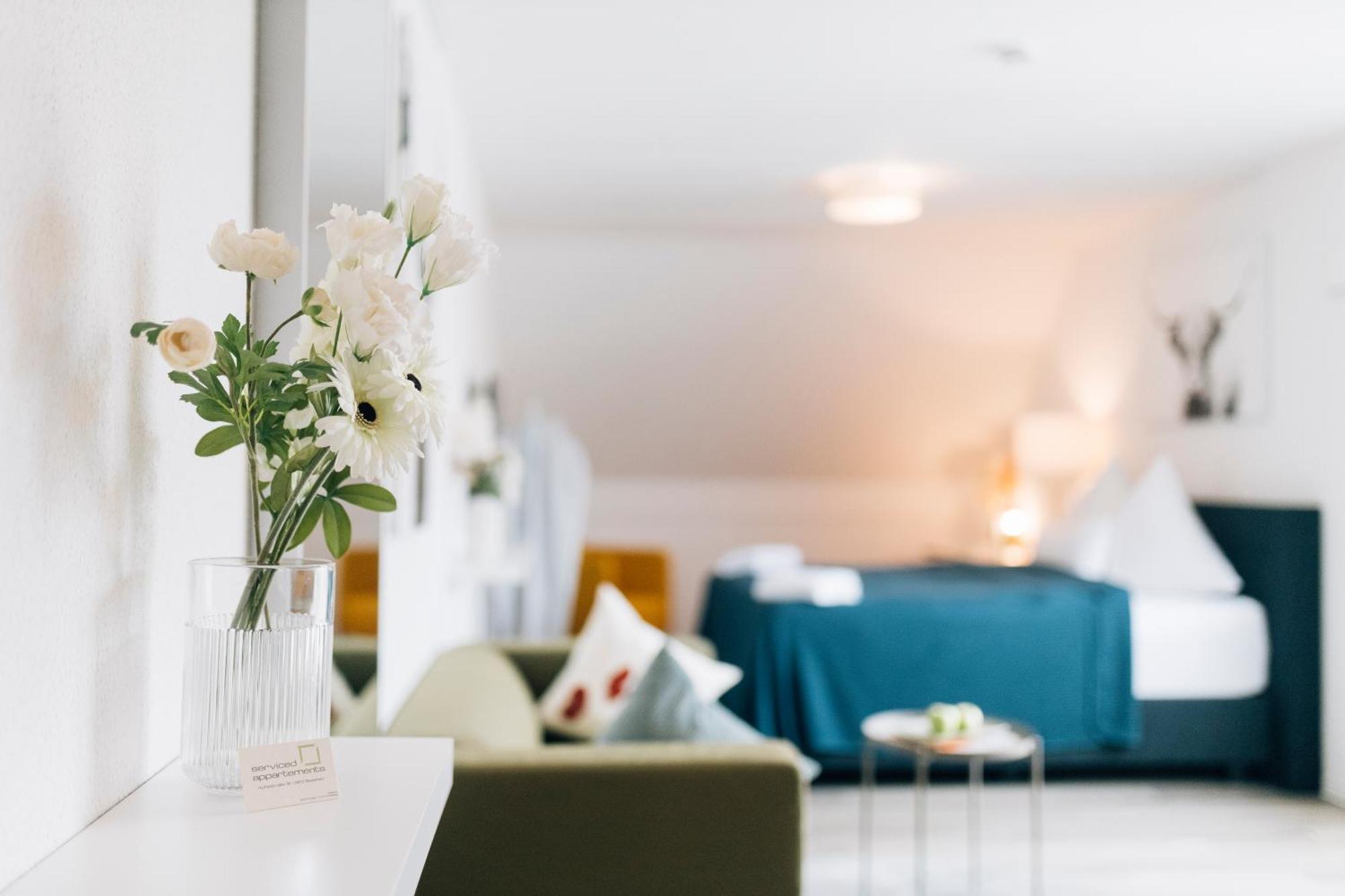 New Living City Appartement Bielefeld Buitenkant foto